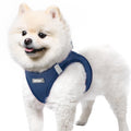 rabbitgoo Small Dog Harness, Step-in Soft Mesh Puppy Vest with Safety Buckle, Breathable Reflective Pet Harness for Small Sized Dogs, Navy Blue S