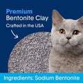 Boxie Unscented 30 Day Odor Control Clumping Clay Cat & Kitty Litter 16 lb, 99.9% Dust-Free, Hard Flat Top Clumps, No Fragrances No Fillers, Long-Lasting, Easy to Scoop