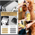 yucca Dog Grooming Clippers for Thick Heavy Coats, Cordless Animal Clippers Professional, Rechargeable Low Noise Clippers, Thick Fur Clippers with Metal Blade for Pets Dogs Cats