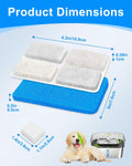 10 Set Dog Water Filter Replacement Fit for Sharlovy W10 Pro 8L