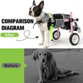 Lightweight Dog Wheelchair for Back Legs,Adjustable Mobility Cart