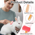 2Pcs Rabbit Brush, Bunny Brush for Grooming, Rabbit Grooming Brushes Kit for Small Pets, Cats, Dogs, Kittens