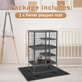 Drydiet 56" x 42" Ferret Playpen Mat, Under Pet Cage Liner, Absorbent/Waterproof Felt Pad for Ferret Cages, Bird Cage Reptile Aquariums, Dog Kennels, with Non-Slip Backing for Hard Floors