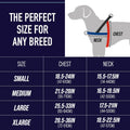 Leash Boss No Pull Dog Harness, Easy Walk for Small, Medium, and Large Pets, Reflective with Rear and Front Clip Attachment (Wave Pattern, Medium)