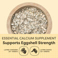 Scratch and Peck Oyster Shell Supplement - 4 lb Bag - Natural Calcium Boost for Healthy Eggshells in Chickens and Ducks, Sustainably Sourced Pure Flaked Oyster Shell