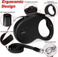 enrgticdg 16Ft Retractable Dog Leash,Light Weight Leash for Small to Medium Dogs/Cats Up to 50lbs,Stainless Steel Spring