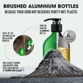 Sardine Anchovy Oil | 1296mg Omega | Unscented Pharmaceutical Grade | For Dogs & Cats | BPA-Free Brushed Aluminum Epoxy Coated Bottle with Pump 17 OZ