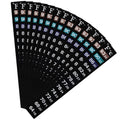 BBTO 20 Pcs Aquarium Thermometer Sticker Temperature Strip for Fish Tank