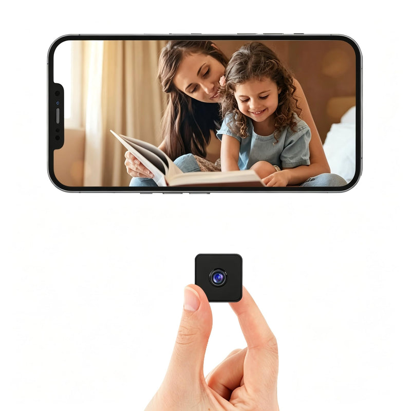 VelXurra 2K Hidden Camera - WiFi Wireless Cam - HD Nanny Cam - Spy Cameras - Small Camera with Motion Detection and Night Vision - Small Camera with App Control - Ideal Indoor Cameras