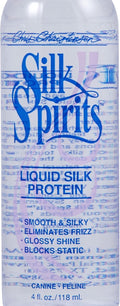 Chris Christensen Silk Spirits, Liquid Silk Protein, Dog Conditioner for Long Hair Dogs and Drop Coated Dogs, Groom Like