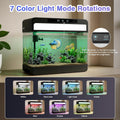 3 Gallon Fish Tank Starter Kit, Beginner Aquarium for Betta, Black
