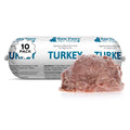 Raw Paws Signature Blend Pet Food for Dogs & Cats - Turkey Recipe, 1-lb Rolls (10-Count) - Made in USA Frozen Turkey Roll Dog Food - Refrigerated Log Dog Food - Raw Frozen Food for Dogs