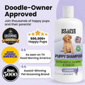 Puppy Shampoo & Conditioner | Made in USA | Tear Free | Best Shampoo for Puppies | Sensitive & Itchy Skin Wash | Oatmeal Bathing | Tearless, Lavender, 8oz [We Love Doodles]