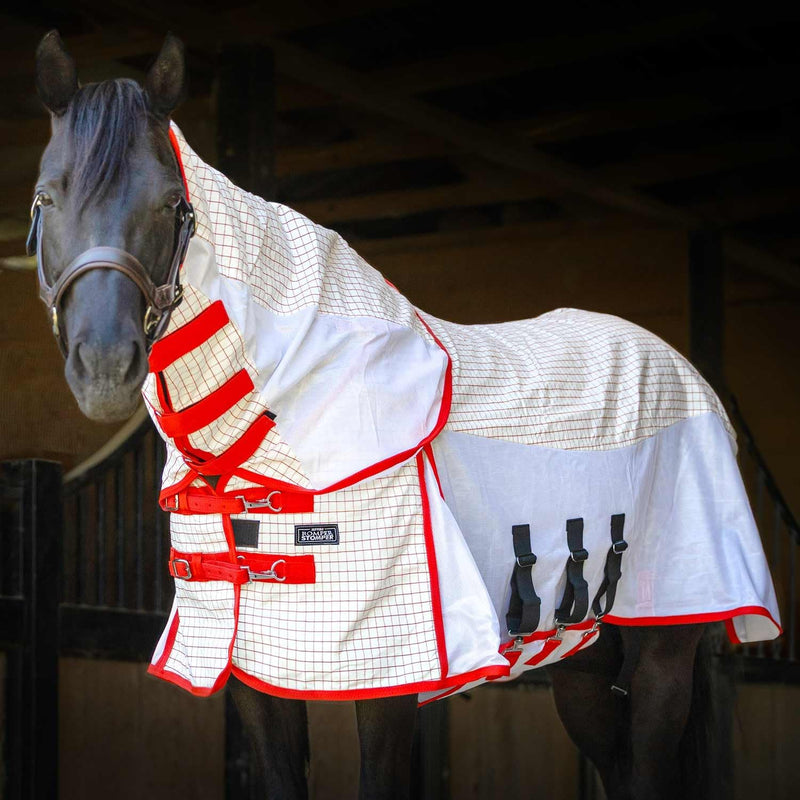 Jeffers Romper Stomper Sweet Itch Fly Sheet for Horses with Detachable Neck 81