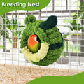 KATUMO Bird Nest, Small Sun Conure Breeding House Parrotlet Snuggle Hut Lovebird Bed for Conure, Lovebird, Zebra Finch, Loriculus, Hamster and Other Small Birds (Less Than 5 inches Long)