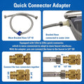 Automatic Livestock Waterer, 304 Stainless Steel with Float Valve, Animal Watering Bowl for Dogs, Horses, Goats, Cattle,