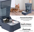 Meikuler Automatic Dog Cat Water Dispenser Large Capacity 5Lfor Cats and Medium and Large-Sized Dogs with Stainless Stee
