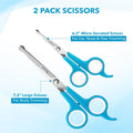 Boshel Razor-Sharp Stainless Steel Dog Grooming Scissors for Grooming Professionals at Home with Rounded Safety Tips