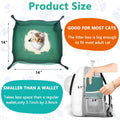 BNOSDM Foldable Travel Litter Box Set for Cat 5 PCS Portable Low Entry
