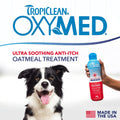 TropiClean Oxymed Medicated Cat & Dog Conditioner for Itchy Skin | Skin Soothing Oatmeal Conditioner for Dogs & Cats | 1 Gallon