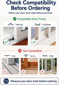 Small Dog Door for Sliding Glass Door Insert, Dogs Up to 30 lbs
