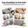 Montvivid Pet Hair Removal Glove,Newly Upgraded Reusable Electrostatic Cat & Dog Hair Remover for Furniture, Couch,Carpets & Laundry – Magic Brush Hair Cleaning Tool for Pet Owners