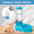 Vannon 2-in-1 Hamster Water Bottle & Food Feeder, 4.6oz/130ml Top-Fill Small Animal Cage Water Dispenser & Food Dish, BP