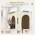 Globlazer Cat Tree Tower with Scratching Post for Indoor Cats, F53