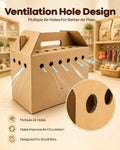 12 Pack Cardboard Pet Carrier, Cardboard Pet Carriers for Small Animals, Disposable Cardboard Pet Carrier for Chicks,Bir