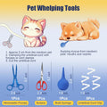 REDDOUDOU Puppy Kitten Whelping Kit, Whelping Kit with Feeding Nipple Bottle Stethoscope Scissors Cord Clamps Aspirator 