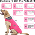 Petglad Waterproof Dog Winter Coat with Pocket, Fleece Snow Vest for Dogs