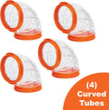 MidWest Homes for Pets Curvy Hamster Tube Value Pack, Compatible on All Midwest and Ferplast Hamster Cages, Model FP-CTV