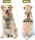 No Pull Dog Harness - Adjustable Reflective Dog Vest with Metal Snap, Soft Breathable Mesh No Choke Puppy Harness, Easy 