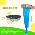 3 Pack Heavy-Duty Cat Litter Refill Bags Cartridges Compatible with Genie Cat Standard, Plus and XL Pails Odor Control