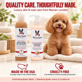 Warren London Butter Combo Dog Shampoo & Leave-in Conditioner, Milk & Honey/Guava & Mango, 8 oz Each, 2-Pack