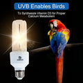 REPTI HOME UVA UVB Light Bulb for Birds 2.4 UVB 20W Compact Flourescent Lamp for All Kinds Captive Birds