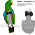 balacoo Washable Bird Diapers 4Pcs Reusable Lightweight Flight Suit Liners Breathable Skin-Friendly Bird Costume for Parrots Macaw Cockatoo Parakeet