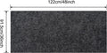 LYMOI Large Bird Cage Mat, Under Pet Cage Mat for Bird Cages, Reptile Aquariums, Dog Kennels, Absorbent/Waterproof Felt Mat with Non-Slip Backing for Hard Floors and Surfaces (36x48 Inch)