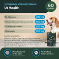 Vetriscinece Veterinary Strength UT Health Chews - Clinically Studied Supplement for Dogs - Supports Canine Urinary Wellness -Naturally Sourced - Features GanedenBC 30-60 Count, Chicken Liver Flavor