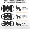 Dog Sling for Large Senior Dogs Hind Lifting Harness with Shoulder Padding Emergency Dog Carrying Harness,Adjustable Rea