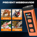 Dog Bark Deterrent Device, Color Display 2000 mAh Rechargeable Ultrasonic Anti-Barking Trainer with 4 Frequency Settings