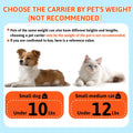 Petskd Top-Expandable Small Pet Carrier 18"x11"x11" Airline Approved