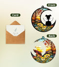 Pet Memorial Gifts for Loss of Dog,Dog Passing Away Gifts,Dog Loss Sympathy Gift,DIY Memorial Suncatcher(Sunflower)