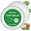 QYuekar Lick-Safe Dog Paw & Nose Balm, Dog Paw Wax Protector with Coconut Oil, Moisturizer Soother Dry Cracked Snout & Pads, All-Natural Nose Butter & Cream for Horse Hoof, Cat Petts Care, 2.8oz/80g