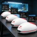 AQUASMITH No-Hum Whisper-Quiet Aquarium Air Pump,＜25dB Adjustable Airflow