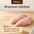 A Freschi srl® Soft Chicken Dog Treats, Chicken Breast Strips, 16 oz