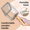 DUSTNIX Cat Litter Scoop, Premium Kitty Shovel with Hook and Hole, Metal Sifter Scooper Stainless Steel for Easy Cleaning, Durable and Heavy Duty, Odor-Free for Litter Box (Only Scoop)