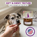 Loving Pets Natural Value Duck Sausages - Soft Jerky Dog Treats for Large & Small Breeds - Healthy Gluten, Wheat, Soy & Grain Free Pet Treats for Dogs