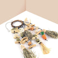 Bissap Rabbit Chew Toy, Hanging Natural Teeth Grinding Snack for Small Pets