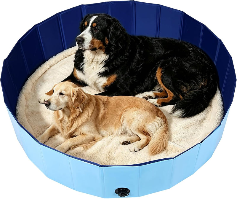 Foldable Dog Pool 47'' x 12''(120 x 30cm)